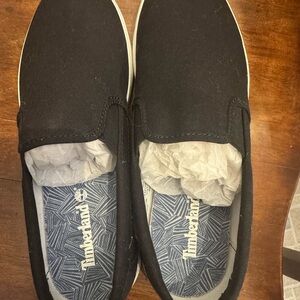Timberland Navy Slip-On Shoes